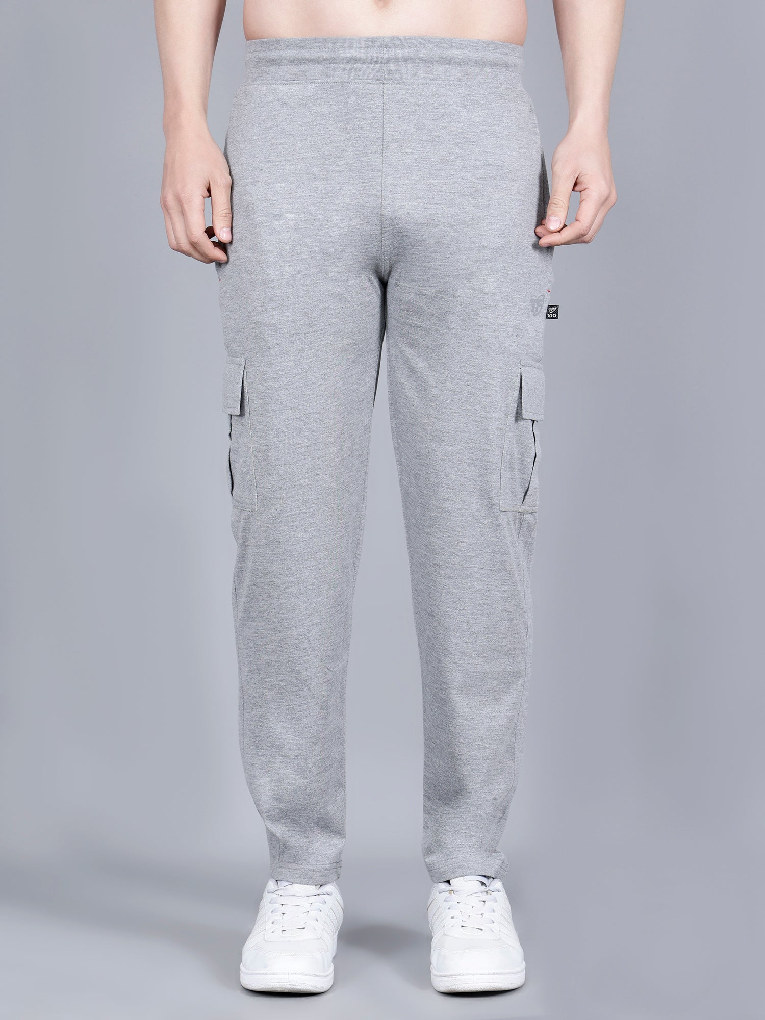 Grey Regular Fit Cargo Pant – Texfro