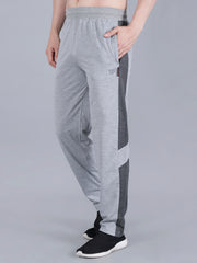 Grey Regular Fit Track Pant