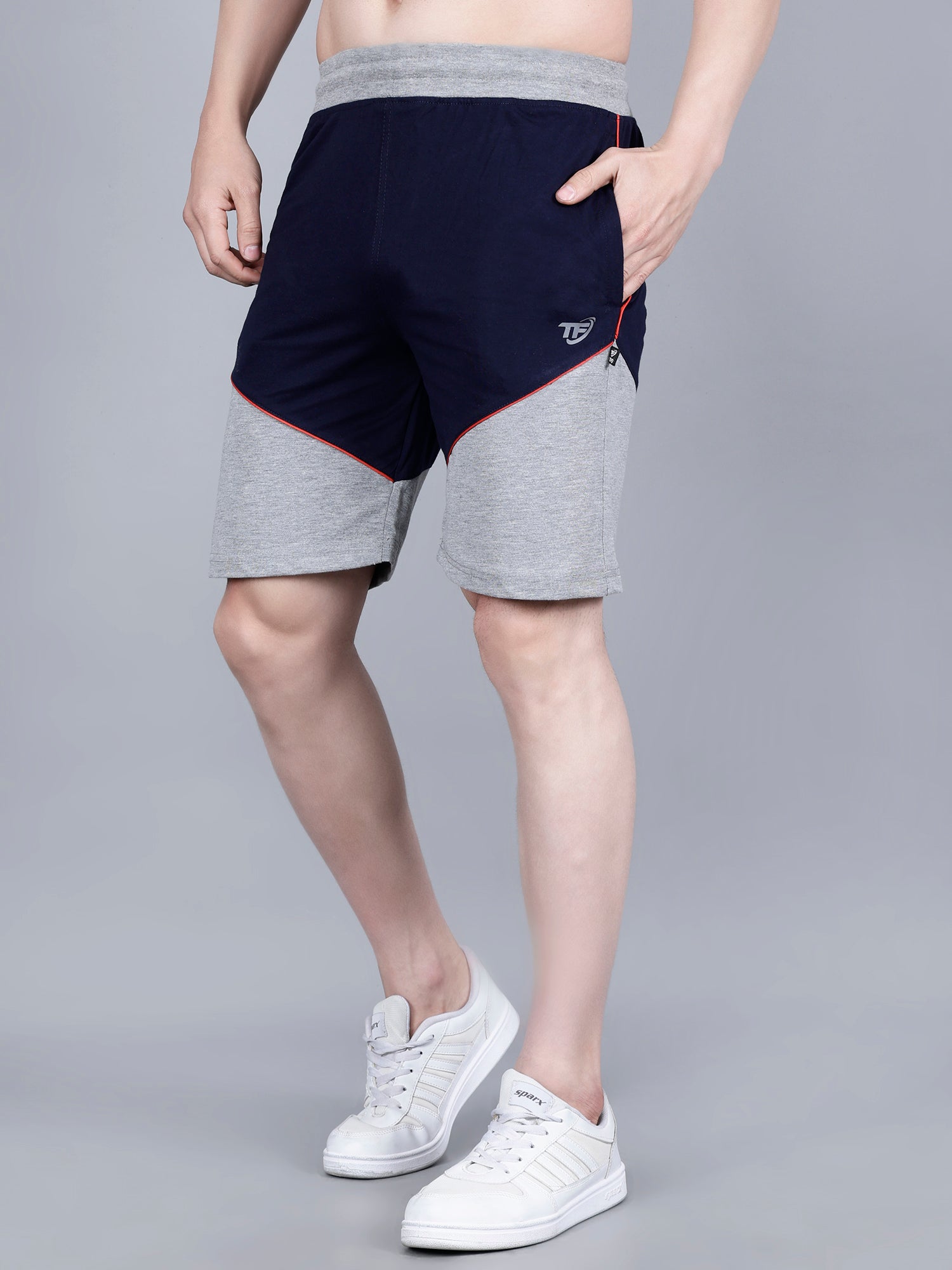 Navy Designer Bermuda