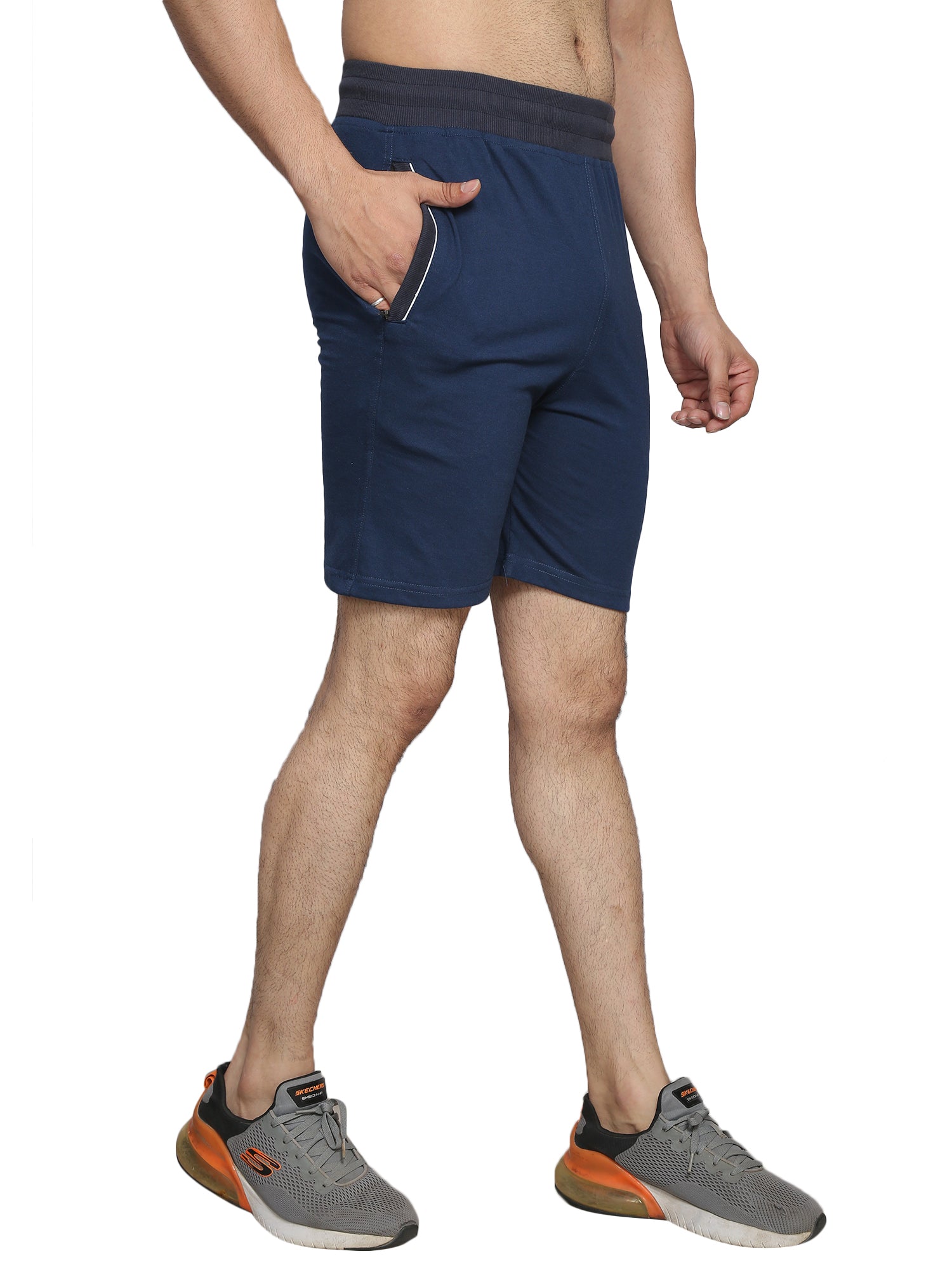 Navy Designer Bermuda